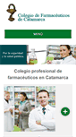 Mobile Screenshot of colegiodefarmaceuticosdecatamarca.com